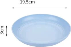 Merkloos Green-goose® Bio-based Borden | Set Van 4 | 19.5x3 Cm | Duurzame, Vaatwasserbestendige Borden Voor Camping, Vakantie Of Picknick | Vaatwasserbestendig -Outdoor Camping Winkel 1200x801 18