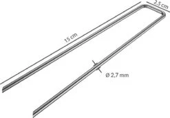 Gardebruk Haringen Set Van 100 Gegalvaniseerd Staal LxØ 150x2,7mm 13 Gardebruk Haringen Set Van 100 Gegalvaniseerd Staal LxØ 150x2,7mm -Outdoor Camping Winkel 1200x835