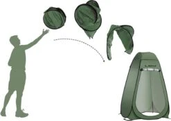 NordFalk Douchetent Pop-up 190 Cm - Camping Douche - Omkleedtent - Incl. Tentharingen En Draagtas - Groen 14 NordFalk Douchetent Pop-up 190 Cm - Camping Douche - Omkleedtent - Incl. Tentharingen En Draagtas - Groen -Outdoor Camping Winkel 1200x848 1