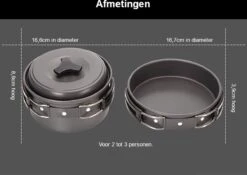 Hikr® Camping Pannenset - Complete 22-delige Kookset - Lichtgewicht - Kookgerei Servies - Outdoor - BPA-vrij - Keukengerei Set -Outdoor Camping Winkel 1200x848 9