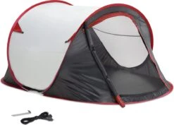 JEMIDI Tweepersoons Pop-up Tent - Opgooitent, Werptent Voor 2 Personen - Ideaal Als Festivaltent Of Kampeertent - Verschillende Kleuren -Outdoor Camping Winkel 1200x858 3