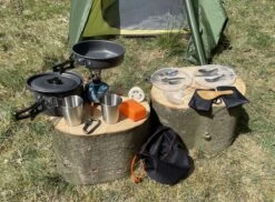 Hikr® Camping Pannenset - Complete 22-delige Kookset - Lichtgewicht - Kookgerei Servies - Outdoor - BPA-vrij - Keukengerei Set -Outdoor Camping Winkel 1200x886