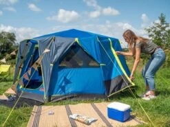 Coleman OctaGo Tent - Festival - 3-Persoons - Blauw/lime -Outdoor Camping Winkel 1200x900 21
