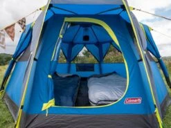 Coleman OctaGo Tent - Festival - 3-Persoons - Blauw/lime -Outdoor Camping Winkel 1200x900 22
