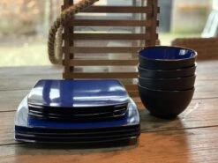 Camping Servies - 12 Delig – 100% Melamine Servies Set – Campingservies – Melamine Servies - Blue Ocean -Outdoor Camping Winkel 1200x900 62