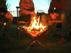 Firekorf + Grill + Spit : Opvouwbare Vuurkorf / Vuurschaal Met Rooster En Spit - Draagbare BBQ - Opbergtas - Kampeer Grill - Kookset -Outdoor Camping Winkel 1200x900 65