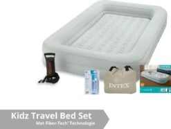 Intex Luchtbed - Kinder Reisbed - 1 Persoons - Slaapgedeelte: B71 X L132 X H10 - Met Reparatieset -Outdoor Camping Winkel 1200x903