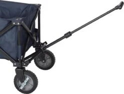 Campart Bolderkar HC-0910 - Opvouwbaar - Bolderwagen Met Stevig Harmonicaframe - Inclusief Opbergtas En Bodemplaat - Blauw -Outdoor Camping Winkel 1200x908