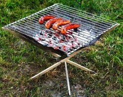 Firekorf + Grill + Spit : Opvouwbare Vuurkorf / Vuurschaal Met Rooster En Spit - Draagbare BBQ - Opbergtas - Kampeer Grill - Kookset -Outdoor Camping Winkel 1200x946 1