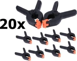 Merkloos 20x Markt Klemmen - Lijmklem - Marktklem - Zeil Klemmen - Zeilklem