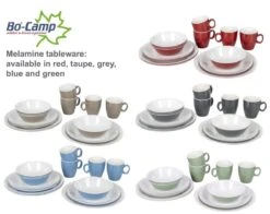 Bo-Camp Servies - Campingbord - 100% Melamine - 16-delig - Grijs -Outdoor Camping Winkel 1200x954 2