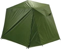 FisherPro Karpertent Met Stormcover – Vistent – Tent - Bescherming Tegen Zon En Wind – 100% Waterdichte Stormhoes – Met Handige Meeneemtas – Ook Geschikt Als Strandtent Of Festivaltent – Extra Veiligheid En Warmte Door Stormcover -Outdoor Camping Winkel 1200x960 4
