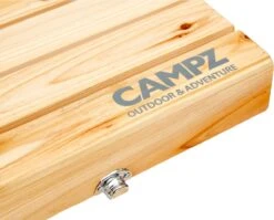 CAMPZ Fir Wood Picknicktafel, Bruin/grijs -Outdoor Camping Winkel 1200x968