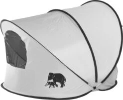 Deryan Luxe Pop Up Strandtent XXL - Anti-UV 50+ - Zilver -Outdoor Camping Winkel 1200x978