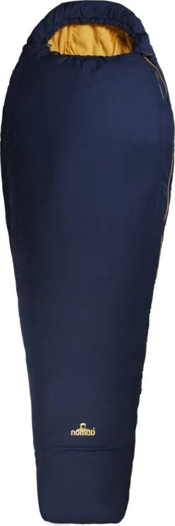 NOMAD Inca 750 - Mummy Slaapzak - 210 X 80/50 - Donkerblauw -Outdoor Camping Winkel 401x1200