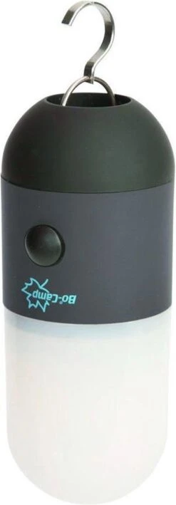 Bo-Camp Tafel-/hanglamp - Glow - High Power Led - 120 Lumen - Tentlamp - Grijs -Outdoor Camping Winkel 418x1200