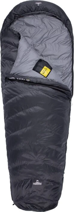 NOMAD® Taurus 250 Slaapzak | 210x80cm Grijs | Lichtgewicht & Kwalitatief | Slaapzak | Incl Hoes -Outdoor Camping Winkel 424x1200