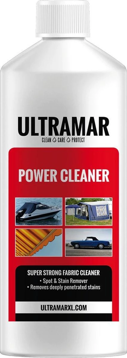 Ultramar - Power Cleaner 1L - Tentdoekreiniger Voor Bootkap, Tent, Cabriodak 4 Ultramar - Power Cleaner 1L - Tentdoekreiniger Voor Bootkap, Tent, Cabriodak - Afbeelding 2