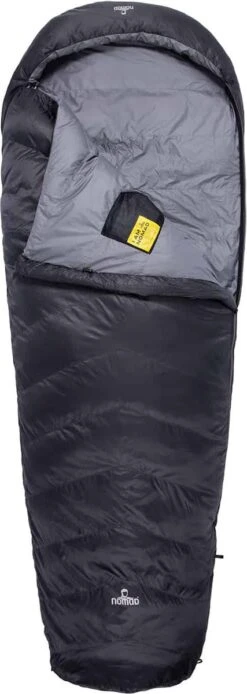 NOMAD® Taurus 400 Slaapzak | 210x80cm Grijs | Lichtgewicht & Kwalitatief | Slaapzak | Incl Hoes -Outdoor Camping Winkel 427x1200 1