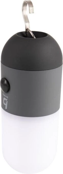 Bo-Camp Tafel-/hanglamp - Glow - High Power Led - 120 Lumen - Tentlamp - Grijs -Outdoor Camping Winkel 439x1200 2