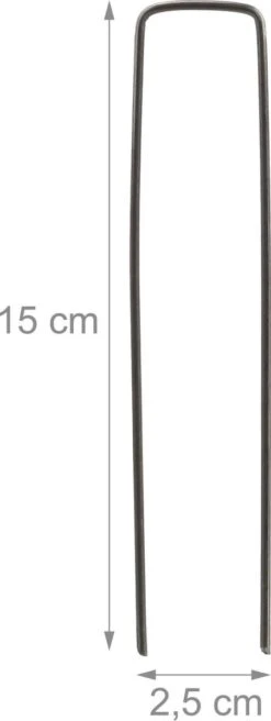 Relaxdays 100x Gronddoekpen - Grondanker - Haring - Gronddoekhaak - Grondhaken - 2mm -Outdoor Camping Winkel 452x1200