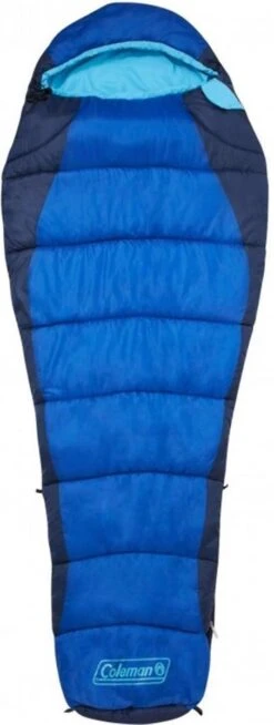 Coleman Fision 100 Mummy Slaapzak - 208 X 81 Cm - Blauw -Outdoor Camping Winkel 453x1200