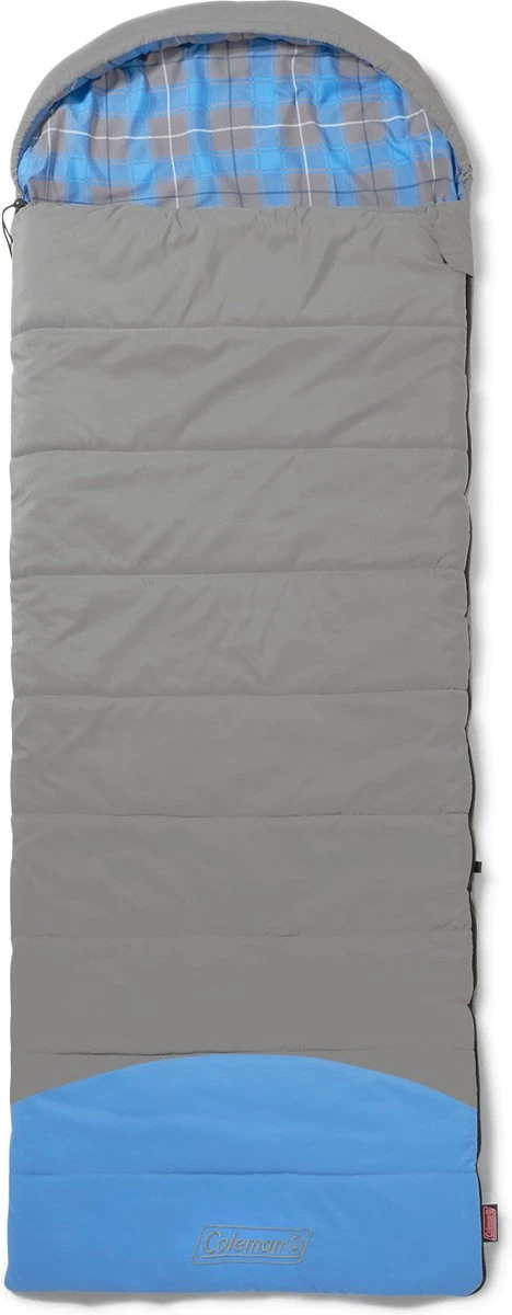 Coleman Basalt Single Slaapzak - 225 X 80 Cm - Grijs/blauw - Extra Lang 4 Coleman Basalt Single Slaapzak - 225 X 80 Cm - Grijs/blauw - Extra Lang - Afbeelding 2
