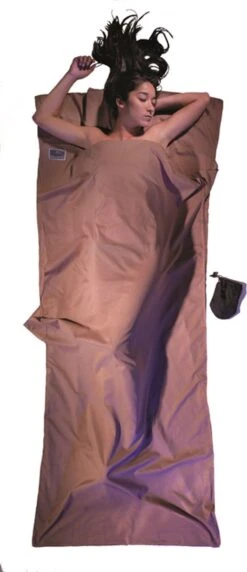Cocoon TravelSheet - Lakenzak - Egyptisch Katoen - Khaki -Outdoor Camping Winkel 518x1200 1