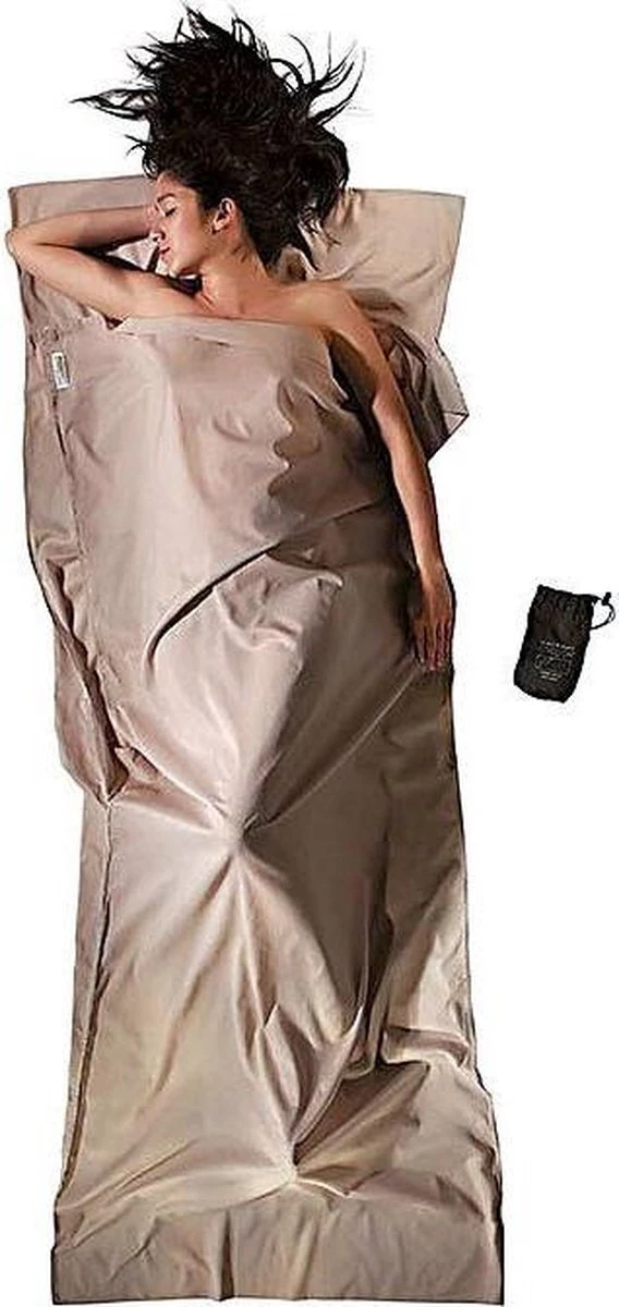 Cocoon TravelSheet - Lakenzak - Egyptisch Katoen - Beige 3 Cocoon TravelSheet - Lakenzak - Egyptisch Katoen - Beige