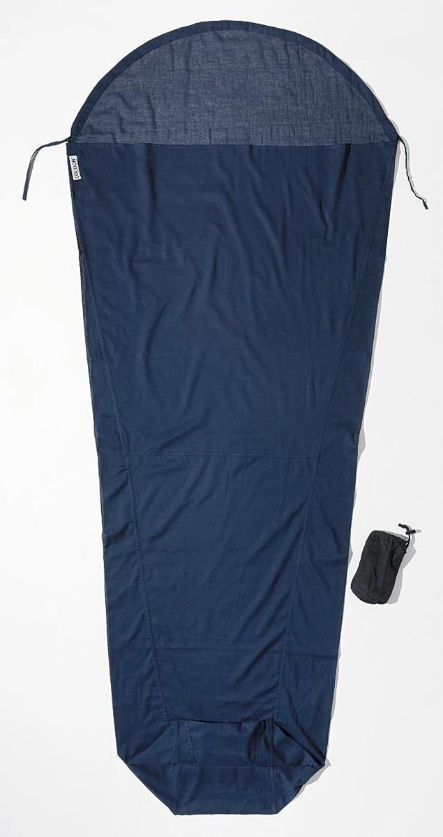 Cocoon Mummyliner - Lakenzak - Egyptisch Katoen - Tuareg 4 Cocoon Mummyliner - Lakenzak - Egyptisch Katoen - Tuareg - Afbeelding 2