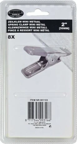 Benson Metalen Veerklem - 50 Mm - 8 Stuks -Outdoor Camping Winkel 643x1200