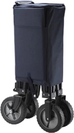 Campart Bolderkar HC-0910 - Opvouwbaar - Bolderwagen Met Stevig Harmonicaframe - Inclusief Opbergtas En Bodemplaat - Blauw -Outdoor Camping Winkel 671x1200