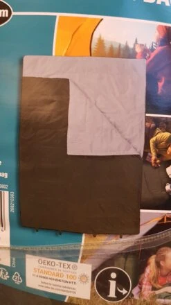 Froyak - 2-persoons Slaapzak XXL Groen 225 X 150 Cm - 2 Persoons Slaapzak Envelop Model Extra Large -Outdoor Camping Winkel 674x1200 4