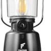 Favour L0818 Retro Camping Lamp Oplaadbaar LED, 320 Lumen, IP64 Waterdicht, Draagbare Kampeerlamp, Tentlamp, Acculamp, Traploos Dimbare Lamp Incl. Kaarslicht-modus, Zwart -Outdoor Camping Winkel 688x1200 1