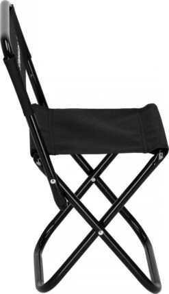 Springos Campingstoel | Kampeerstoel | Vouwstoel | Klapstoel | Zwart -Outdoor Camping Winkel 691x1200