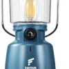 Favour L0818 Retro Camping Lamp Oplaadbaar LED, 320 Lumen, IP64 Waterdicht, Draagbare Kampeerlamp, Tentlamp, Acculamp, Traploos Dimbare Lamp Incl. Kaarslicht-modus, Blauw -Outdoor Camping Winkel 694x1200