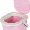 Branq Toiletemmer Draagbaar Met Deksel - 15,5L - Roze -Outdoor Camping Winkel 713x1200 3