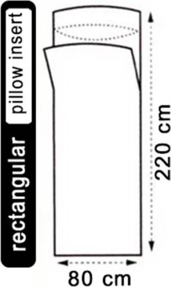 LOWLAND OUTDOOR® LAKENZAK - 100% KATOEN - RECHT MODEL - 220X80 CM - 350GR -Outdoor Camping Winkel 716x1200