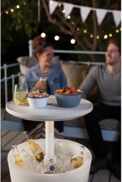 Keter Coolbar Partytafel – Lichtgevend - 49,5x49,5x57cm - Wit -Outdoor Camping Winkel 808x1200 1