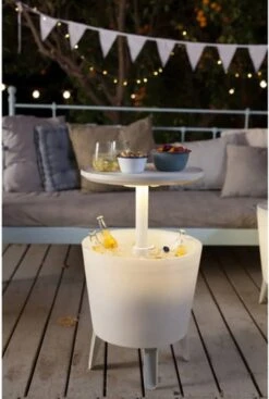 Keter Coolbar Partytafel – Lichtgevend - 49,5x49,5x57cm - Wit -Outdoor Camping Winkel 808x1200 2