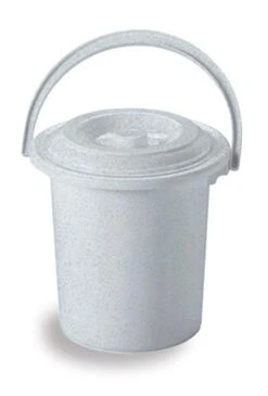 Curver Camping Toiletemmer - Met Deksel - 5 L - Ø 23,5 Cm - Lichtgrijs -Outdoor Camping Winkel 812x1200 2