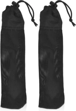 Navaris 2x Spork Titanium Campingbestek - Vork, Mes En Lepel In één - Bestek Voor Onderweg En Op Reis - Lichtgewicht - Inclusief Bewaarzakje -Outdoor Camping Winkel 820x1200 2