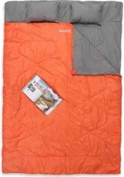 Where Tomorrow Double Slaapzak 220 X 150 Cm Diverse Kleuren - Oranje -Outdoor Camping Winkel 839x1200