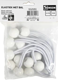 Elastiek Met Bal Wit - 12 Delig - Spanelastiek - 17cm - Benson -Outdoor Camping Winkel 878x1200 1