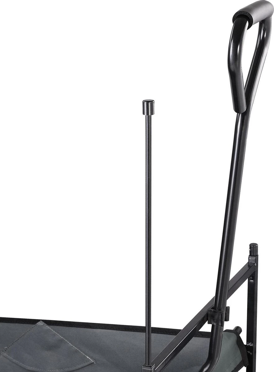 Monzana Bolderkar Opvouwbaar - 100 Liter - Met Afneembaar Dak Grijs 11 Monzana Bolderkar Opvouwbaar - 100 Liter - Met Afneembaar Dak Grijs - Afbeelding 9