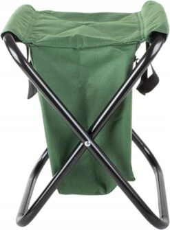 Viskrukje - Visserstoel - Campingstoel - Toeristen Visstoel - Reiskruk - Zak Met Ritssluiting - Opvouwbaar - Draagbaar - 26 CM - Rheme -Outdoor Camping Winkel 885x1200