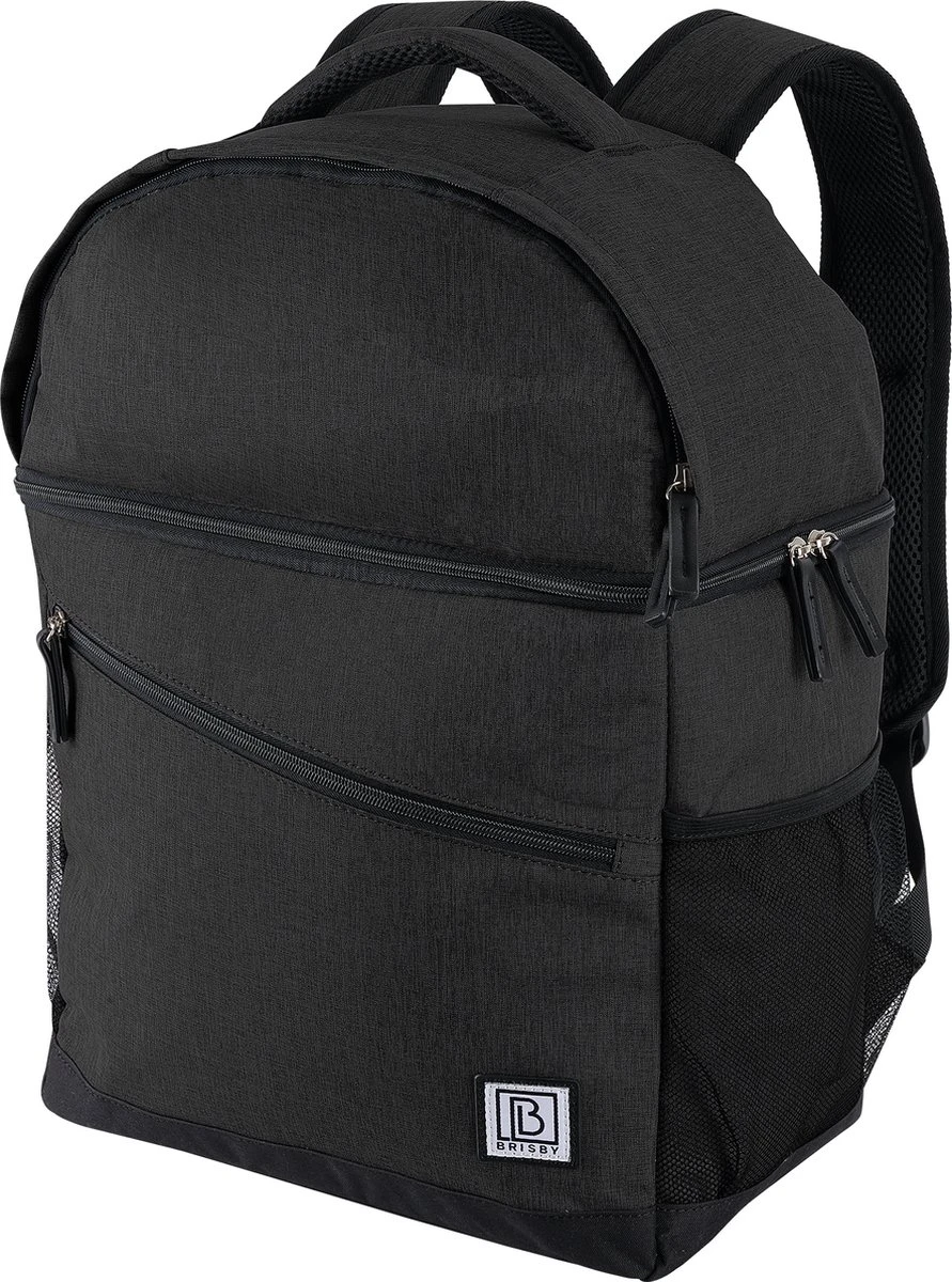 Brisby 4 Laags Geïsoleerde Koeltas Rugzak - 25 Liter - Met Handige Vakken Voor Bestek En Essentials - Waterafstotend Materiaal - Zwart 13 Brisby 4 Laags Geïsoleerde Koeltas Rugzak - 25 Liter - Met Handige Vakken Voor Bestek En Essentials - Waterafstotend Materiaal - Zwart - Afbeelding 11