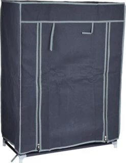 Merkloos GARDEROBE KAST - 3 SCHAPPEN - 60X30X80 CM -Outdoor Camping Winkel 930x1200