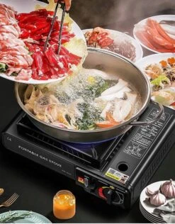 IBright Draagbare Camping Kooktoestel - Gasbrander - 1 Pits Gaspit - Elektrische Ontsteking - 2900 Watt - Met Koffer - Zwart -Outdoor Camping Winkel 938x1200 2