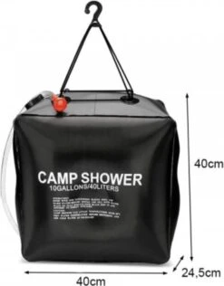 Merkloos Buitendouche Solar - Camping Douche - Solar Buitendouche - Buitendouche Met Warm Water - Zonnedouche - Draagbare Douche - Douchezak 40L -Outdoor Camping Winkel 938x1200 3